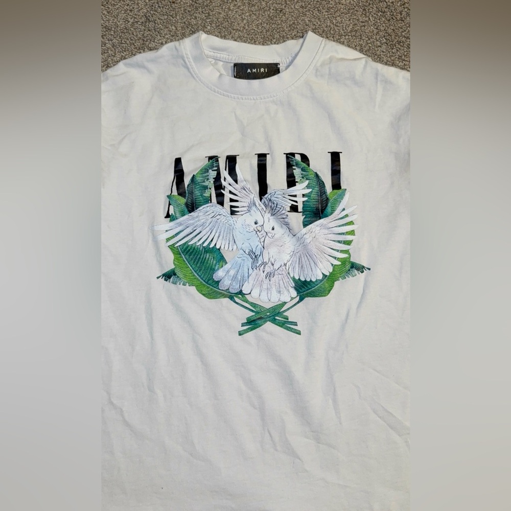 Amiri White Dove T-Shirt Size S *AUTHENTIC*